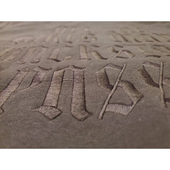 Off The Grid Records Hoodie Men's Size XXL Black Embroidered Heavyweight New - Picture 3 of 10